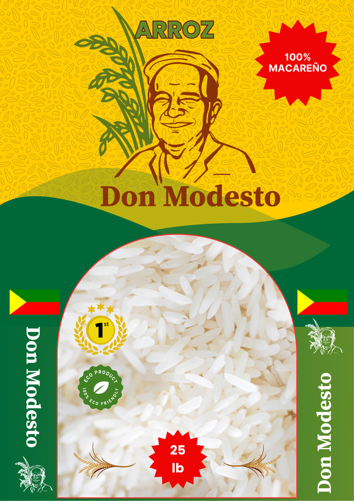 Funda de Arroz Don Modesto 25 libras